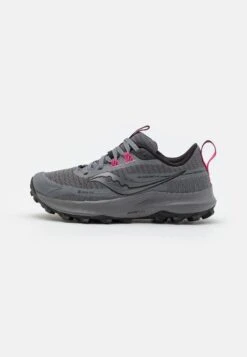 Saucony Peregrine 13 Gtx - Trail Hardloopschoenen - Grey/Black