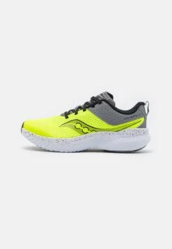 Saucony Kinvara 14 Unisex - Hardloopschoenen Neutraal - Citron/Grey