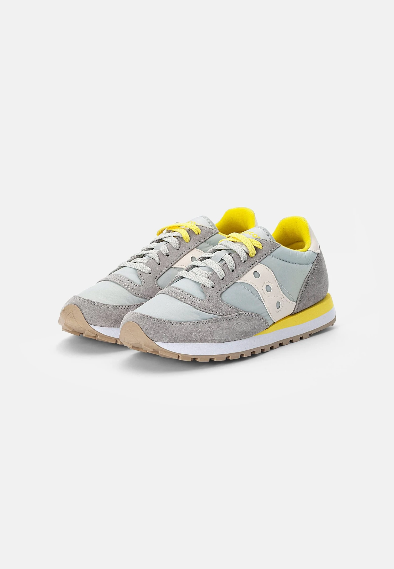Saucony Jazz Original - Sneakers Laag - Light Gray/Yellow 4 Saucony Jazz Original - Sneakers Laag - Light Gray/Yellow - Afbeelding 2