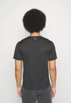 Saucony Stopwatch Short Sleeve - Sport T-Shirt - Black -Saucony 403354e845d044c9b6102c4e15f04617