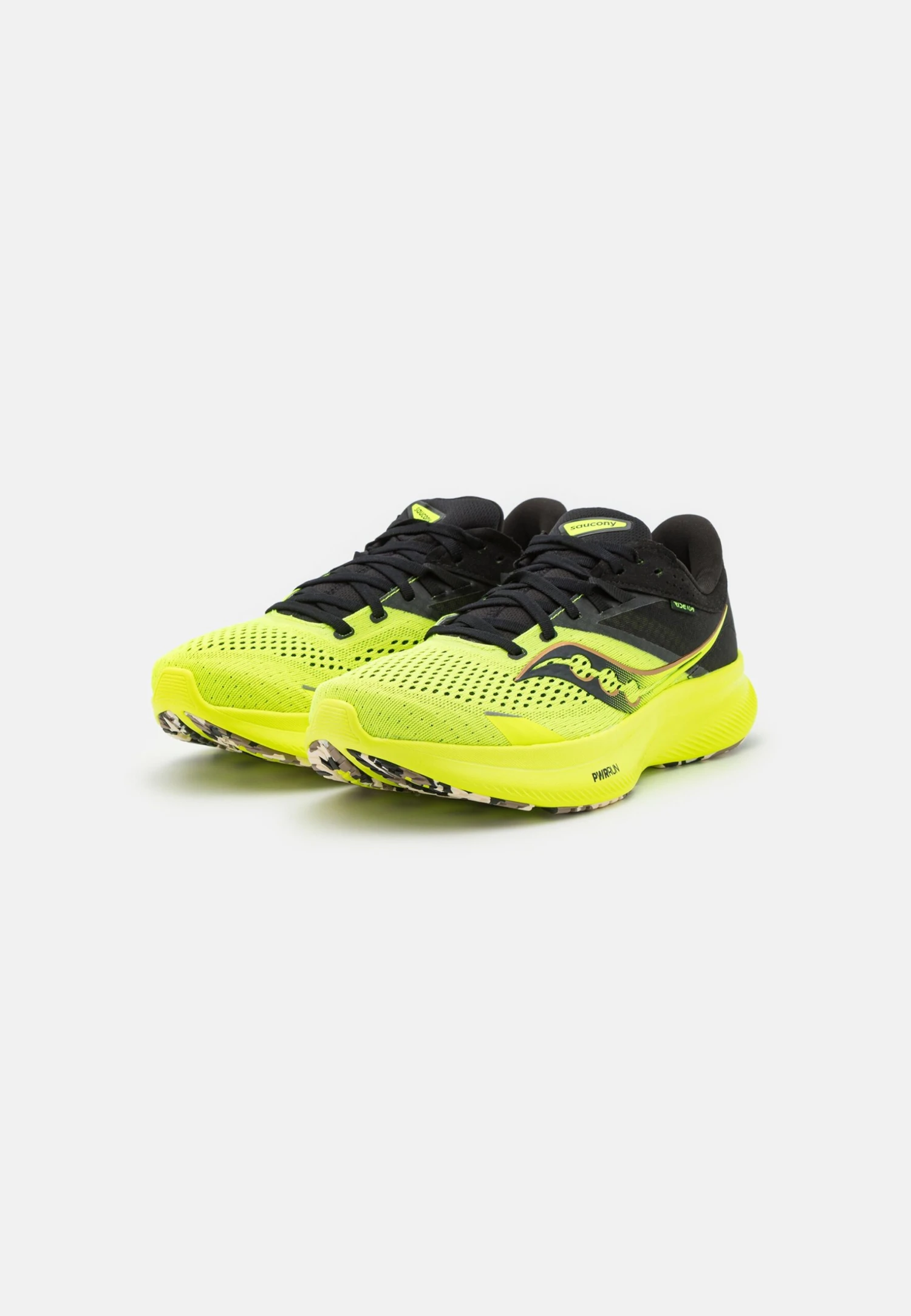 Saucony Ride 16 - Hardloopschoenen Neutraal - Citron/Black 4 Saucony Ride 16 - Hardloopschoenen Neutraal - Citron/Black - Afbeelding 2