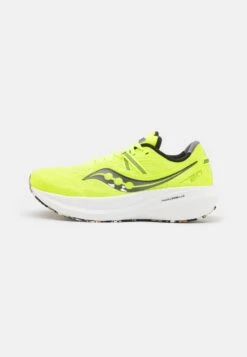 Saucony Triumph 20 - Hardloopschoenen Neutraal - Citron/Black