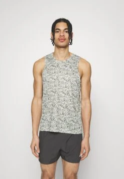 Saucony Stopwatch Graphic Singlet - Top - Lunar Rock