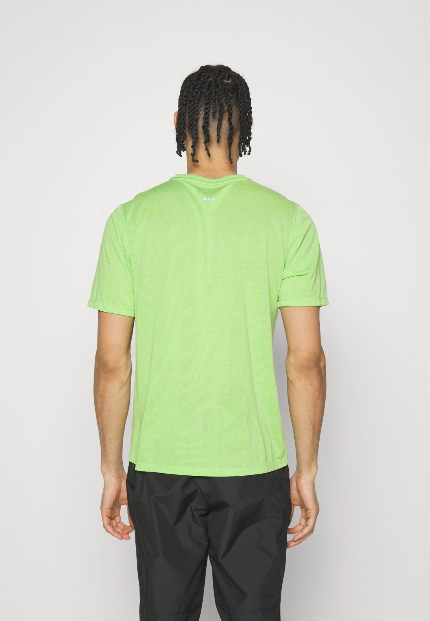 Saucony Stopwatch Short Sleeve - Sport T-Shirt - Invader Heather 5 Saucony Stopwatch Short Sleeve - Sport T-Shirt - Invader Heather - Afbeelding 3