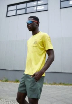 Saucony Explorer Short Sleeve - Sport T-Shirt - Yellow