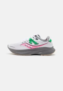 Saucony Guide 16 - Stabiliteit Hardloopschoenen - White/Gravel