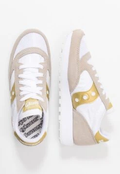 Saucony Jazz Vintage - Sneakers Laag - White/Gold -Saucony 715f602cd4824f0b9016157949082253