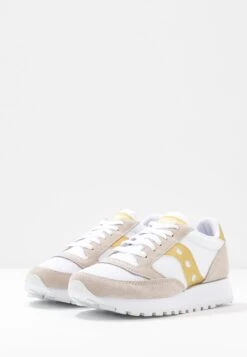 Saucony Jazz Vintage - Sneakers Laag - White/Gold -Saucony a89037de90324ee0b4d491da2ea79094