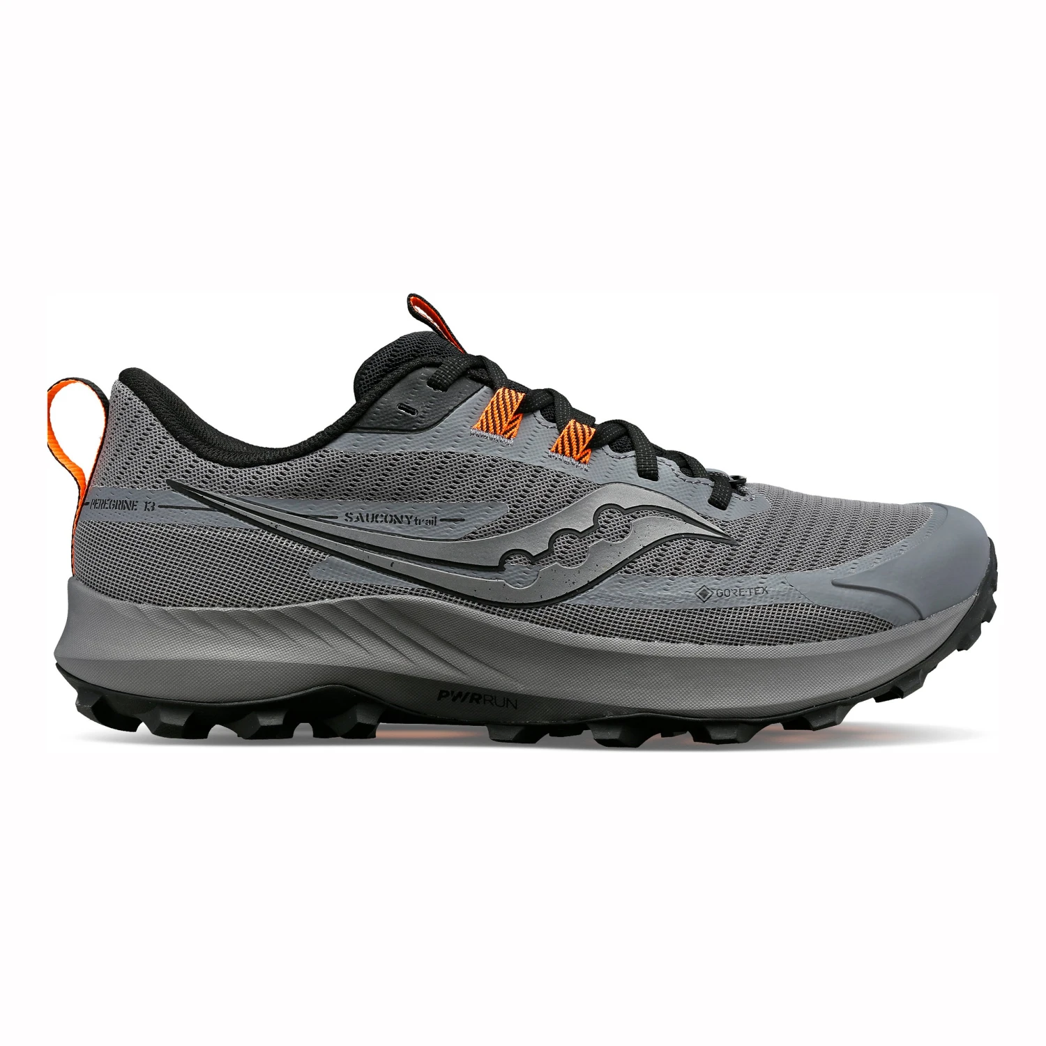 Saucony Peregrine Gtx - Trail Hardloopschoenen - Gravel/Black 3 Saucony Peregrine Gtx - Trail Hardloopschoenen - Gravel/Black