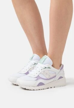 Saucony Shadow - Sneakers Laag - White/Purple