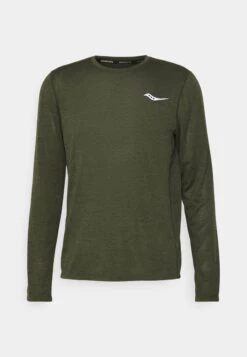 Saucony Stopwatch Long Sleeve - Sport T-Shirt - Climbing Ivy Heather 12 Saucony Stopwatch Long Sleeve - Sport T-Shirt - Climbing Ivy Heather -Saucony bda2ff1e6865465eab70bc013ae51d00