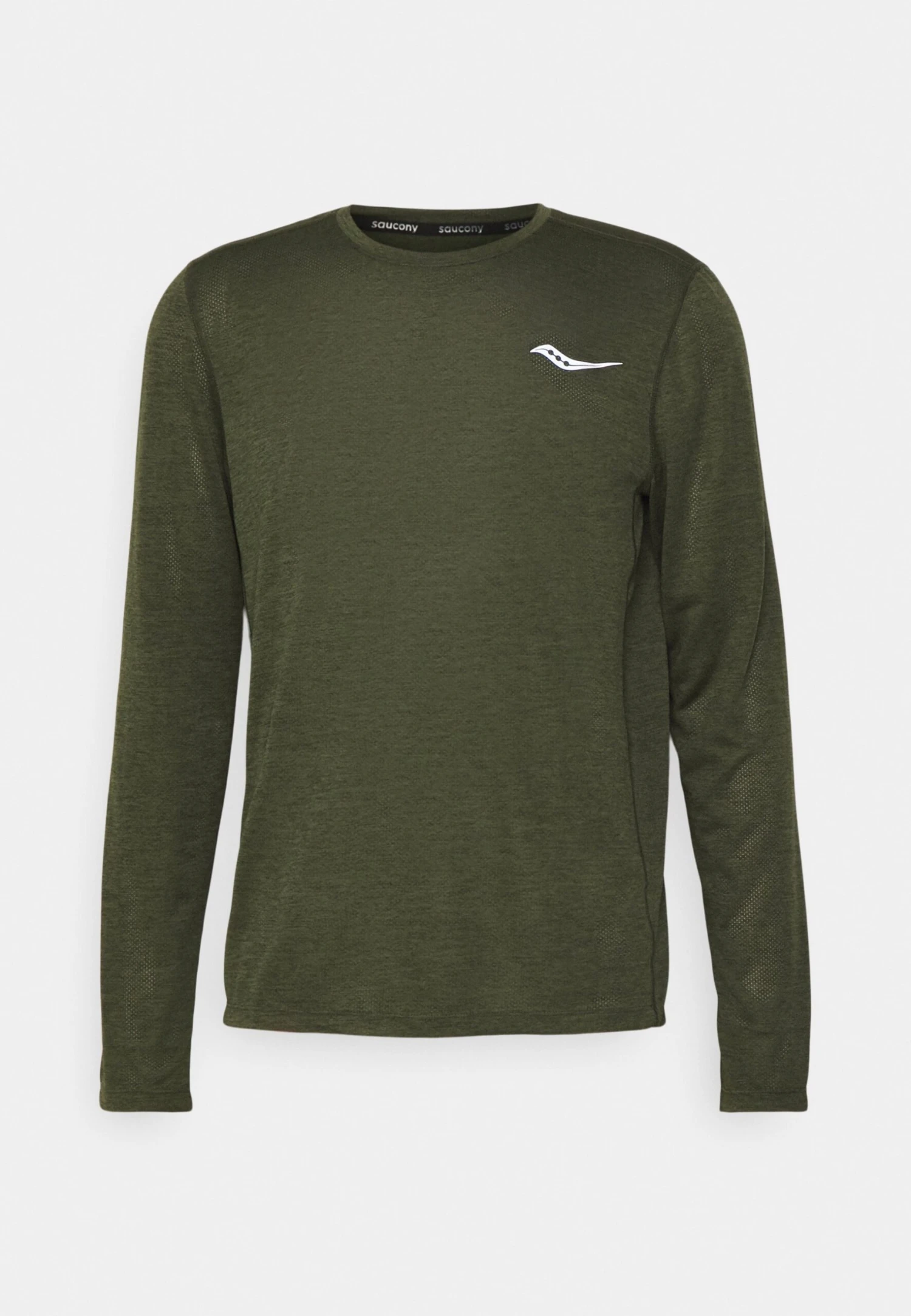 Saucony Stopwatch Long Sleeve - Sport T-Shirt - Climbing Ivy Heather 7 Saucony Stopwatch Long Sleeve - Sport T-Shirt - Climbing Ivy Heather - Afbeelding 5