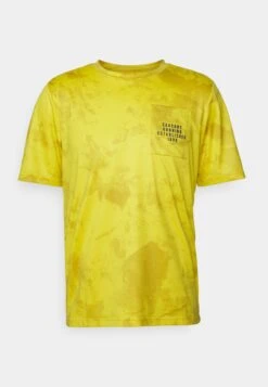 Saucony Explorer Short Sleeve - Sport T-Shirt - Yellow -Saucony d06ddbee7a8f4438a7c1aa6e2ef0066b