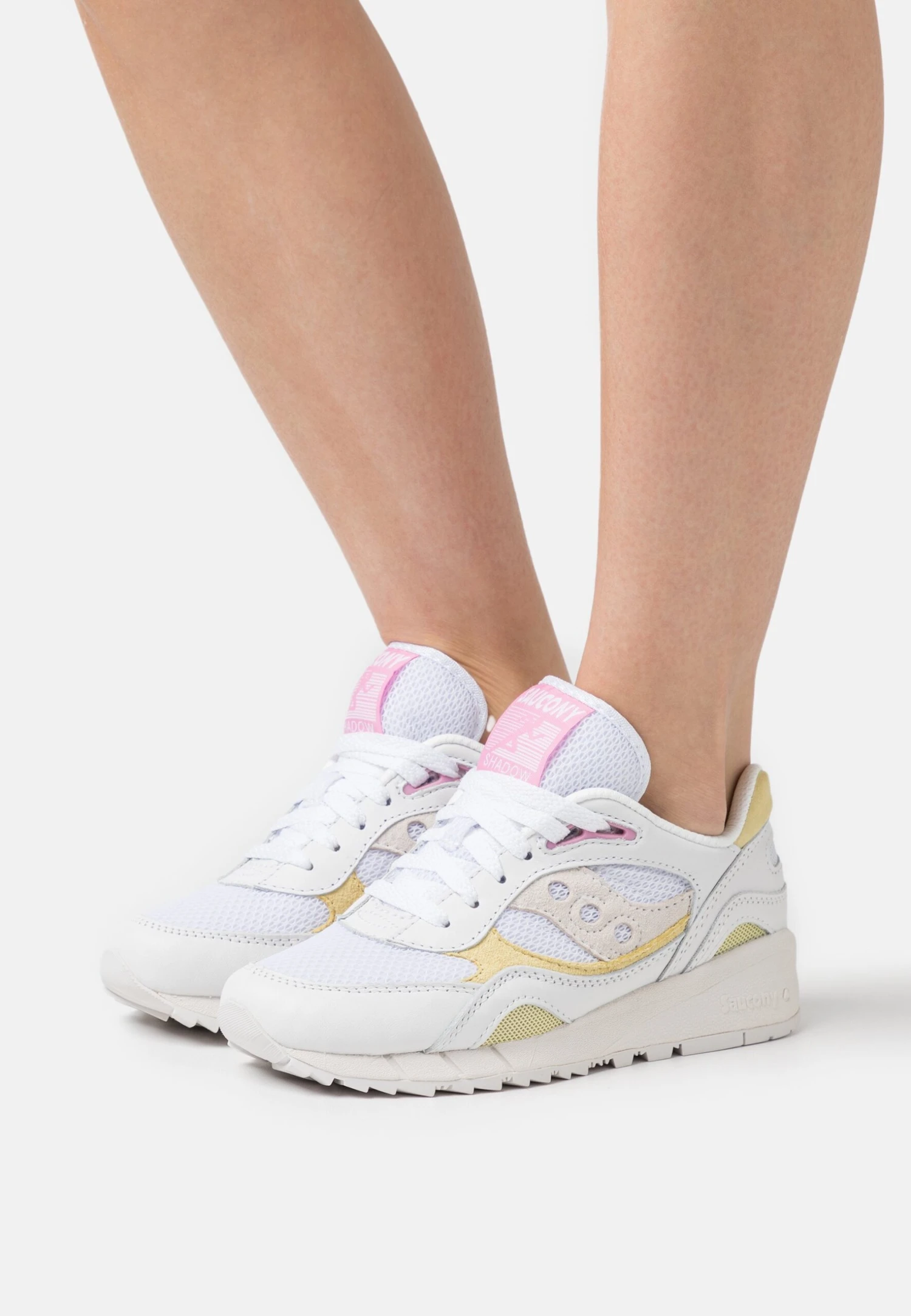 Saucony Shadow - Sneakers Laag - White/Yellow 3 Saucony Shadow - Sneakers Laag - White/Yellow