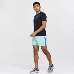 Saucony Stopwatch Short Sleeve Shirt - Black -Saucony sam800278 bk 1 03 1328625