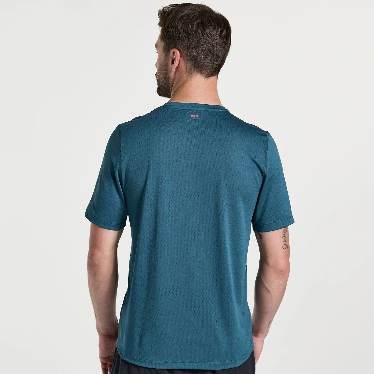 Saucony Stopwatch Short Sleeve Shirt - Lagoon 4 Saucony Stopwatch Short Sleeve Shirt - Lagoon - Afbeelding 2