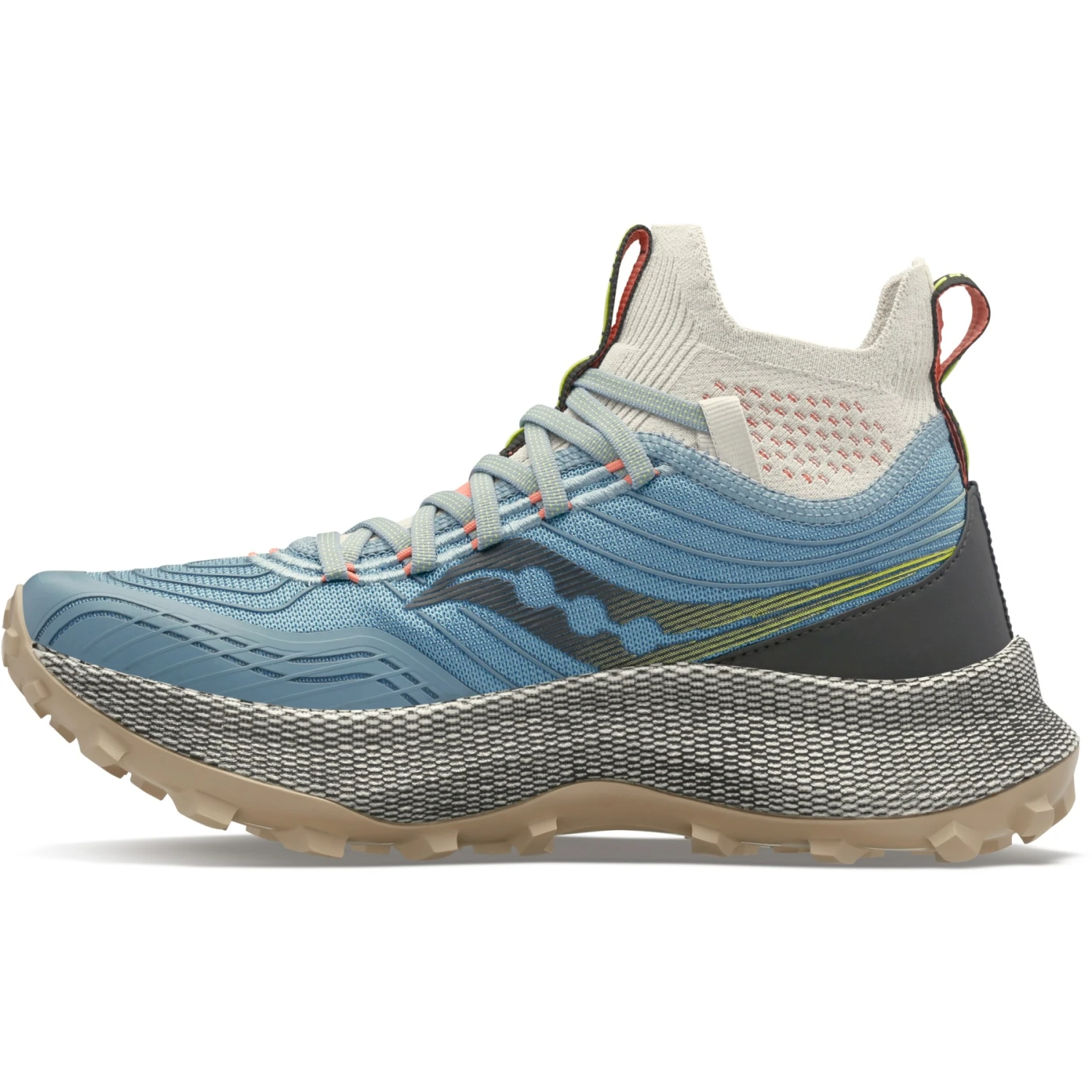 Saucony Endorphin Trail Mid Women's Trail Running Shoes - Slate/coral 4 Saucony Endorphin Trail Mid Women's Trail Running Shoes - Slate/coral - Afbeelding 2