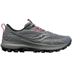 Saucony Peregrine 13 GTX Dames Hardloopschoenen - Gravel/black