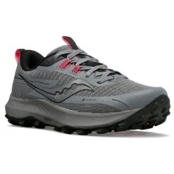 Saucony Peregrine 13 GTX Dames Hardloopschoenen - Gravel/black -Saucony saucony peregrine 13 gtx running shoes women gravel black 5 1379948
