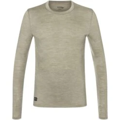 Saucony Peregrine Merino Shirt Met Lange Mouwen - Coffee Heather -Saucony saucony peregrine merino long sleeve shirt coffee heather 1 1540214