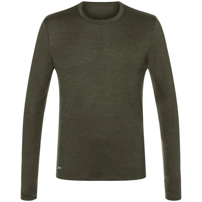 Saucony Peregrine Merino Shirt Met Lange Mouwen - Murk Heather 6 Saucony Peregrine Merino Shirt Met Lange Mouwen - Murk Heather - Afbeelding 4