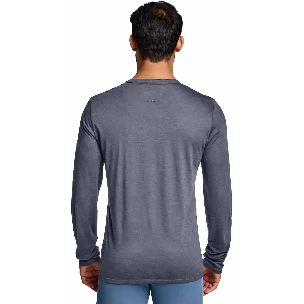 Saucony Peregrine Merino Shirt Met Lange Mouwen - Murk Heather 4 Saucony Peregrine Merino Shirt Met Lange Mouwen - Murk Heather - Afbeelding 2