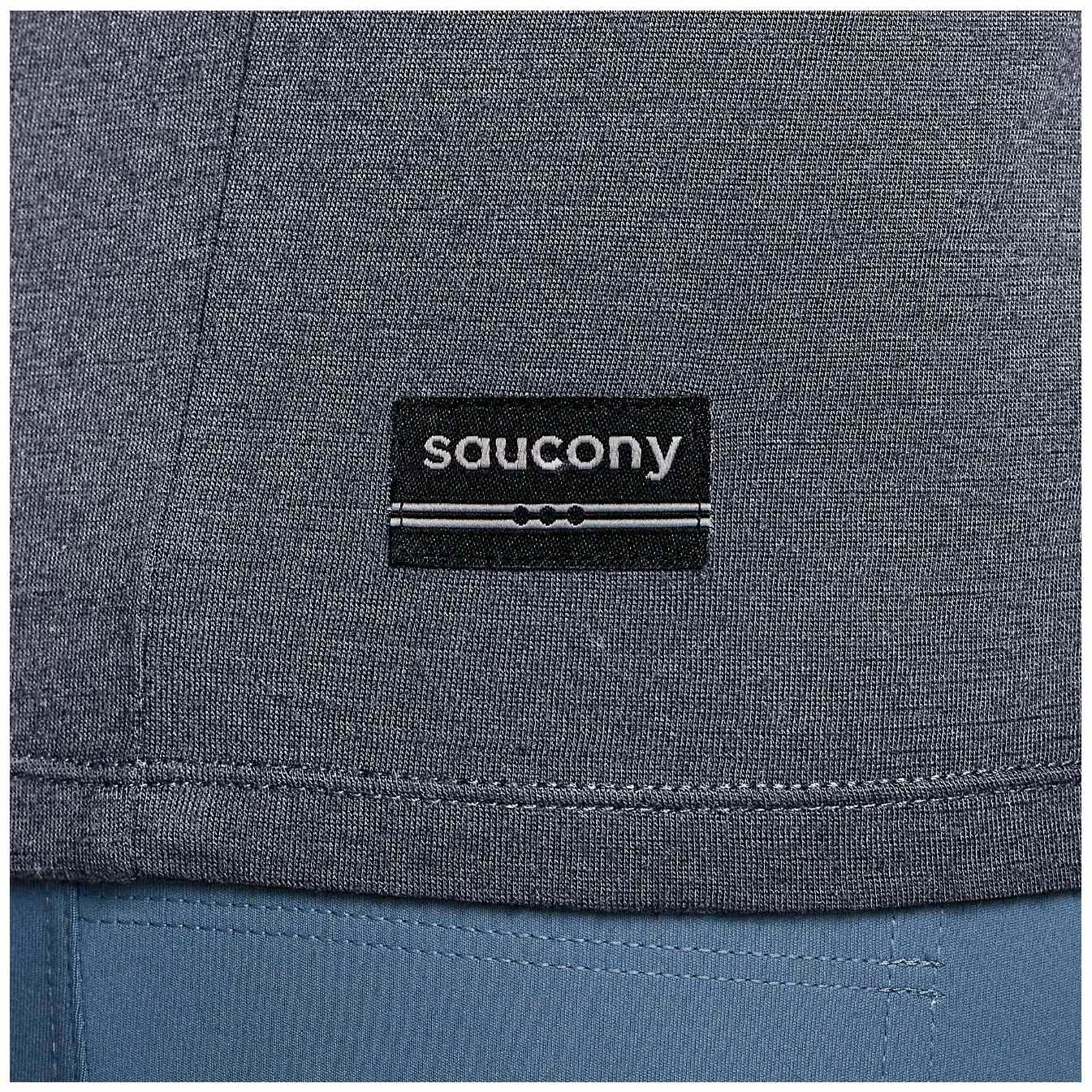Saucony Peregrine Merino Shirt Met Lange Mouwen - Murk Heather 7 Saucony Peregrine Merino Shirt Met Lange Mouwen - Murk Heather - Afbeelding 5