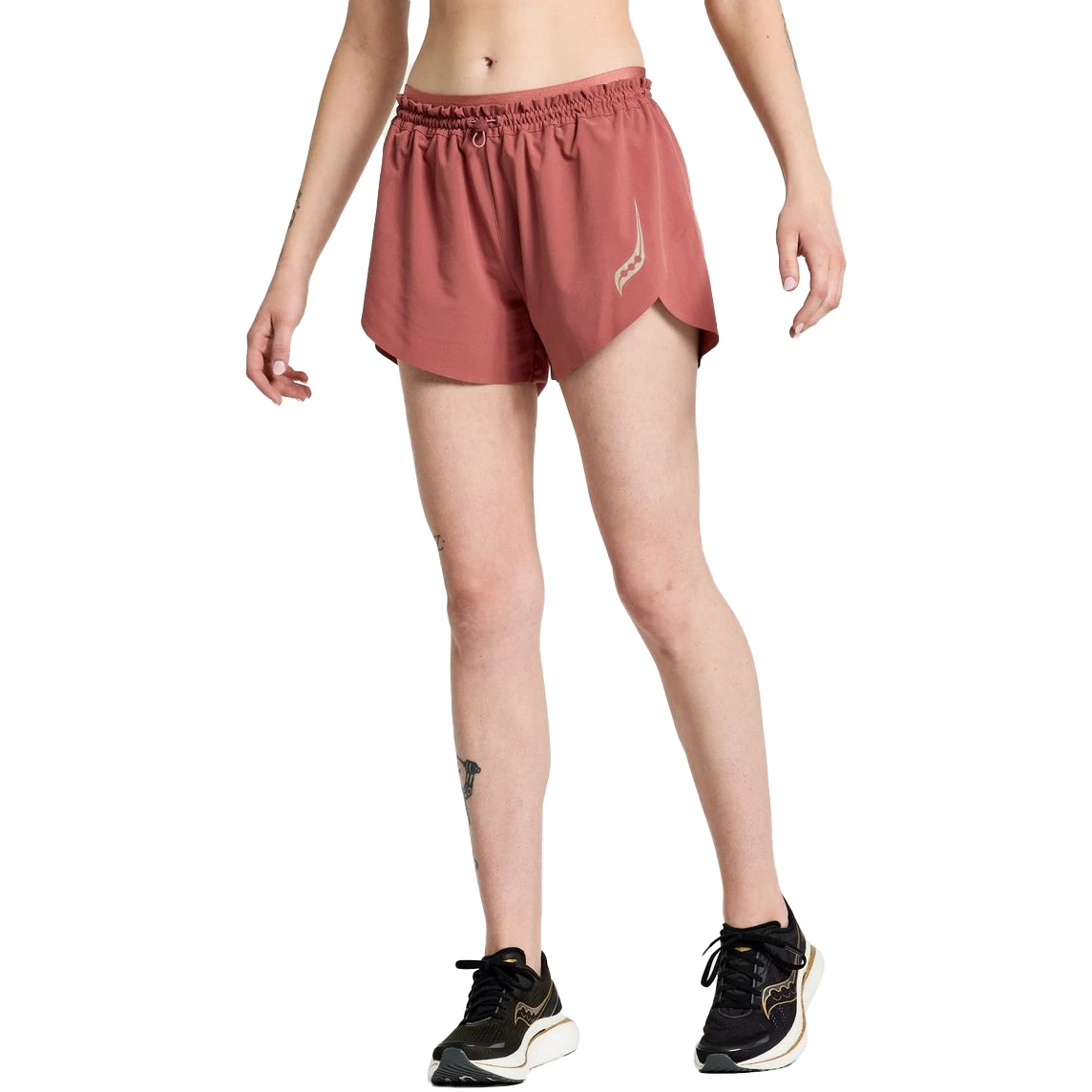 Saucony Pinnacle 2.5" Dames Shorts - Apple Butter 3 Saucony Pinnacle 2.5" Dames Shorts - Apple Butter
