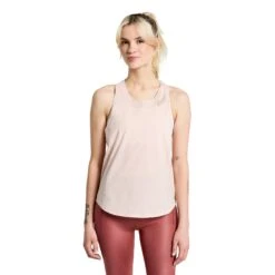 Saucony Pinnacle Dames Tanktop - Sepia Rose