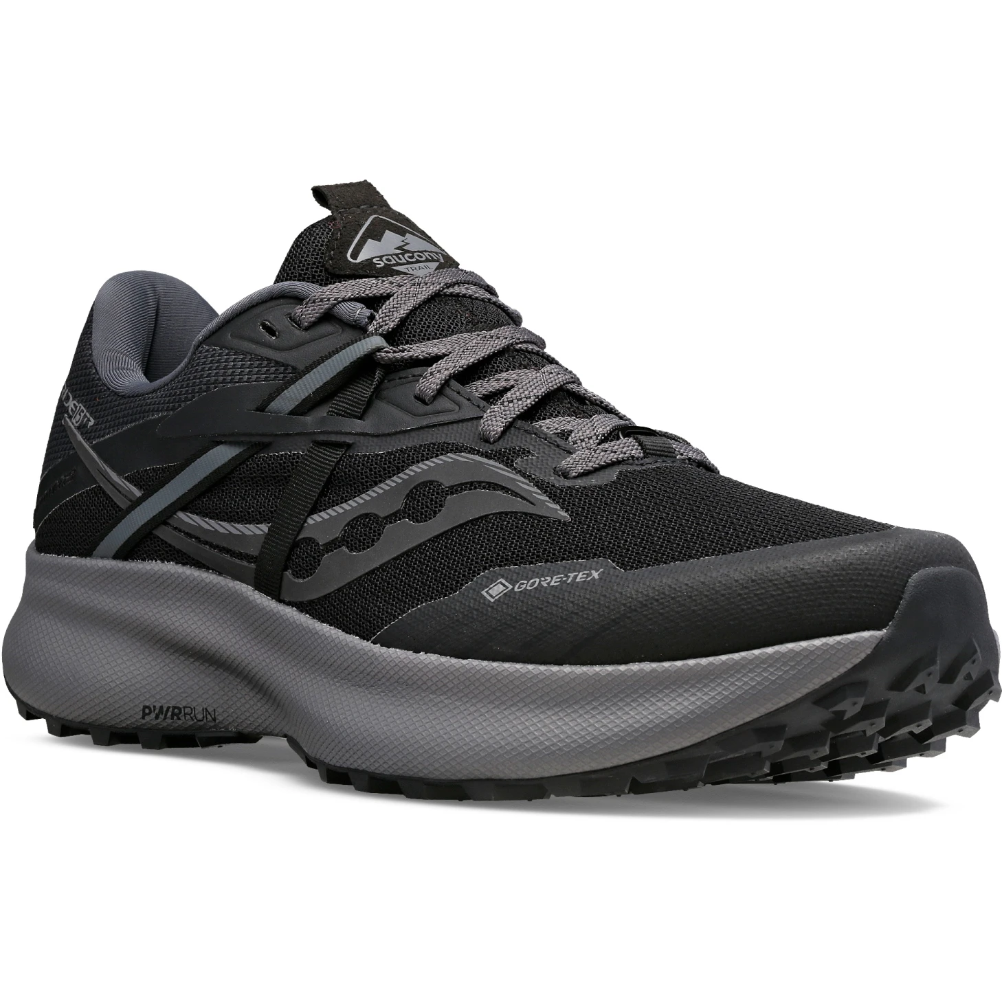Saucony Ride 15 TR GTX Trail Shoes - Black/charcoal 7 Saucony Ride 15 TR GTX Trail Shoes - Black/charcoal - Afbeelding 5