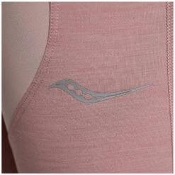 Saucony Runshield Dames Legging - Smoke Heather -Saucony saucony runshield tights women smoke heather 9 1551792