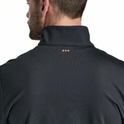 Saucony Solstice 1/4 Zip Shirt - Black -Saucony saucony solstice 1 4 zip shirt black 2 1334465