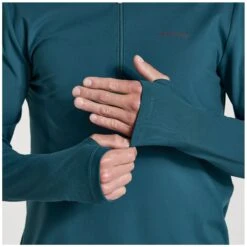 Saucony Solstice 1/4 Zip Shirt - Lagoon -Saucony saucony solstice 1 4 zip shirt lagoon 1 1330242