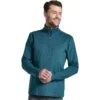 Saucony Solstice 1/4 Zip Shirt - Lagoon -Saucony saucony solstice 1 4 zip shirt lagoon 1330255