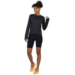 Saucony Stopwatch Women's Long Sleeve - Black 7 Saucony Stopwatch Women's Long Sleeve - Black -Saucony saucony stopwatch damen langarm shirt schwarz saw800371 1 1327155