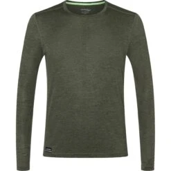 Saucony Stopwatch Graphic Shirt Met Lange Mouwen - Umbra Heather Graphic -Saucony saucony stopwatch graphic long sleeve shirt umbra heather graphic 1 1551615