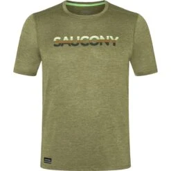 Saucony Stopwatch Graphic Shirt Met Korte Mouwen - Glade Heather Graphic -Saucony saucony stopwatch graphic short sleeve shirt glade heather graphic 1 1551630
