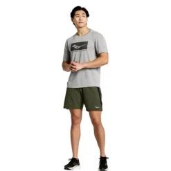 Saucony Stopwatch Graphic Shirt Met Korte Mouwen - Light Grey Heather Graphic 9 Saucony Stopwatch Graphic Shirt Met Korte Mouwen - Light Grey Heather Graphic -Saucony saucony stopwatch graphic short sleeve shirt light grey heather graphic 3 1453380