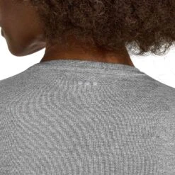 Saucony Stopwatch Graphic Dames Shirt Met Korte Mouwen - Light Grey Heather -Saucony saucony stopwatch graphic short sleeve shirt women light grey heather 4 1453406