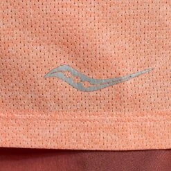 Saucony Stopwatch Dames Shirt Met Korte Mouwen - Zenith Heather -Saucony saucony stopwatch short sleeve shirt women zenith heather 5 1451929