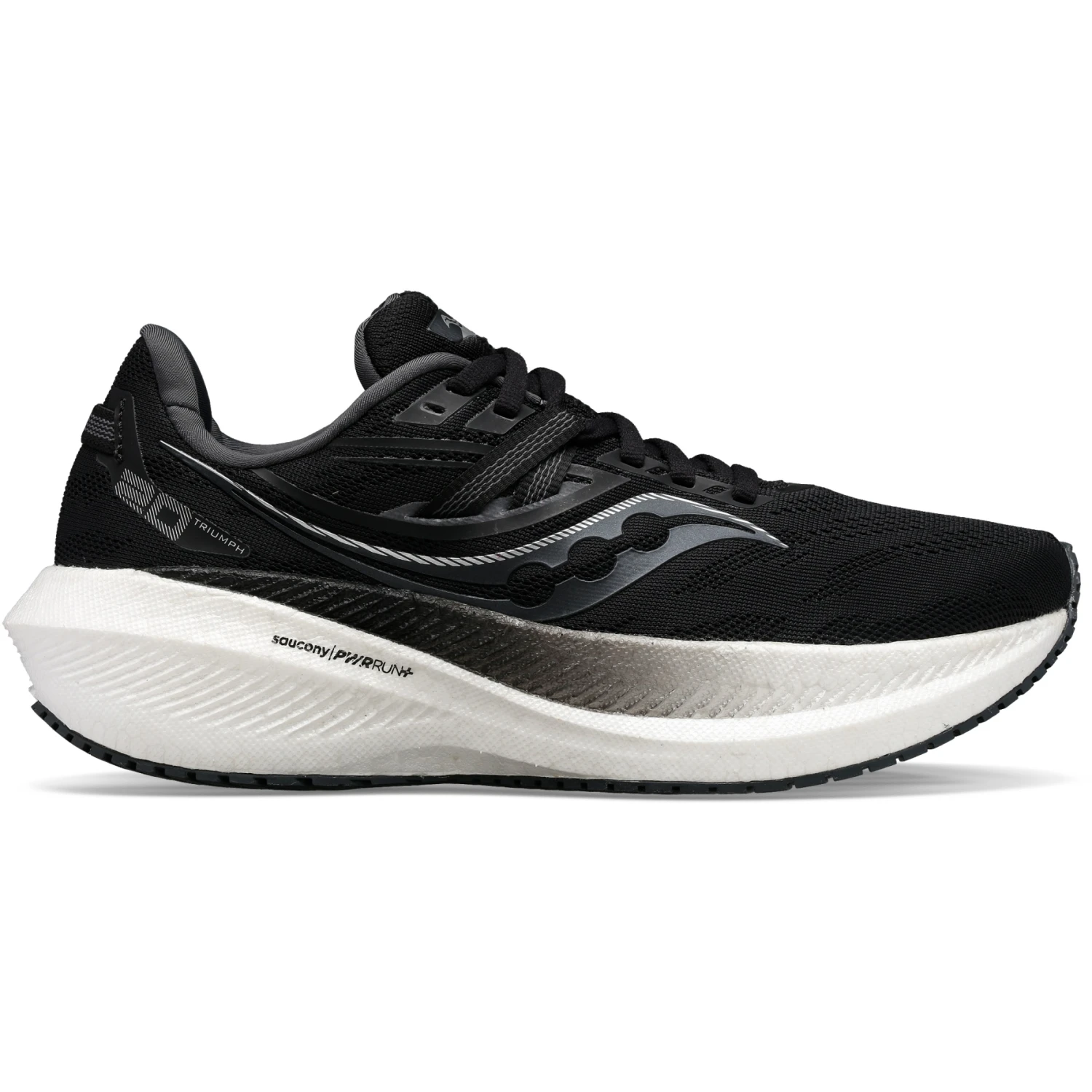 Saucony Triumph 20 Women Road Shoe - Black/white 4 Saucony Triumph 20 Women Road Shoe - Black/white - Afbeelding 2
