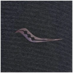 Saucony Triumph 3D 1/2 Zip Shirt Met Lange Mouwen - Zwart Heather -Saucony saucony triumph 3d 1 2 zip long sleeve shirt black heather 10 1551925