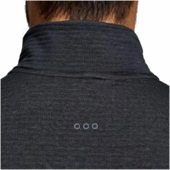 Saucony Triumph 3D 1/2 Zip Shirt Met Lange Mouwen - Zwart Heather -Saucony saucony triumph 3d 1 2 zip long sleeve shirt black heather 6 1551921