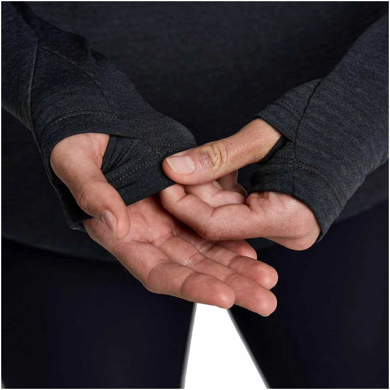 Saucony Triumph 3D 1/2 Zip Dames Shirt Met Lange Mouwen - Zwart Heather 7 Saucony Triumph 3D 1/2 Zip Dames Shirt Met Lange Mouwen - Zwart Heather - Afbeelding 5