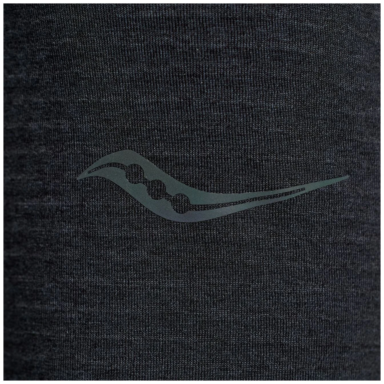 Saucony Triumph 3D 1/2 Zip Dames Shirt Met Lange Mouwen - Zwart Heather 9 Saucony Triumph 3D 1/2 Zip Dames Shirt Met Lange Mouwen - Zwart Heather - Afbeelding 7